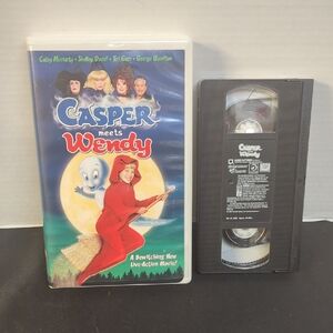 4/$20 Casper Meets Wendy Clamshell VHS